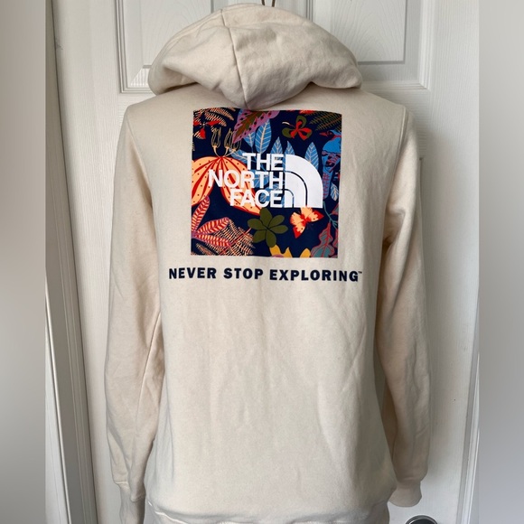 Women’s The North Face Cotton Blend Hoodie XS Never Stop Exploring - Picture 3 of 9